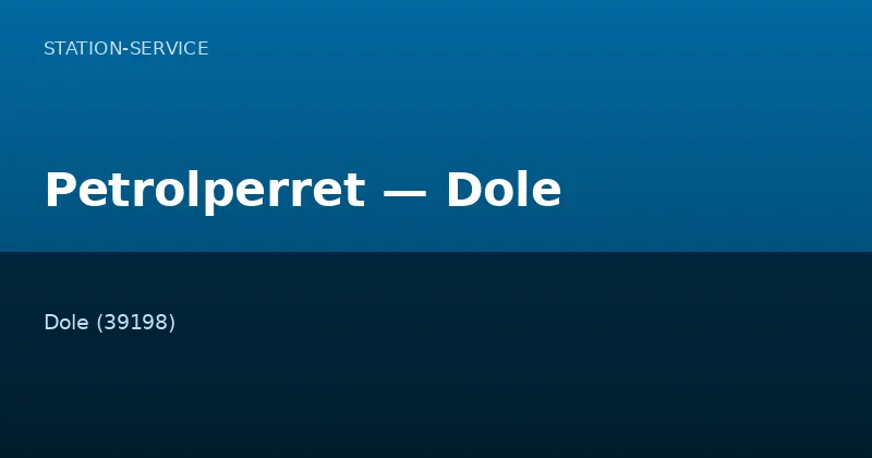 Petrolperret — Dole