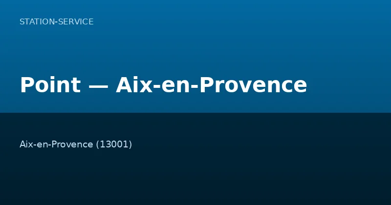 Point — Aix-en-Provence