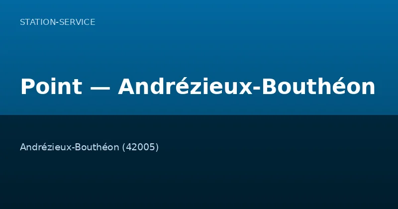 Point — Andrézieux-Bouthéon