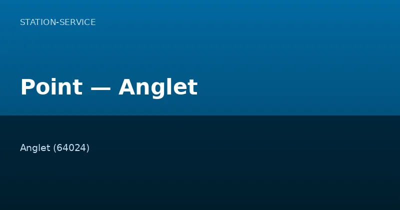 Point — Anglet