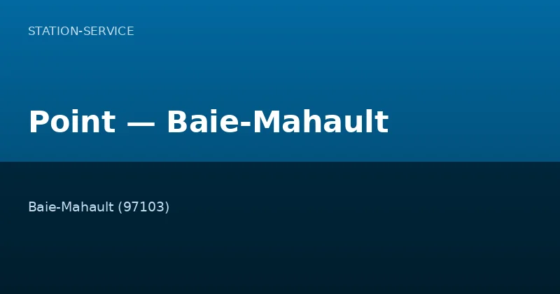 Point — Baie-Mahault