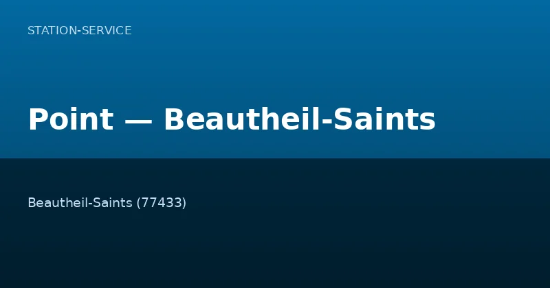 Point — Beautheil-Saints