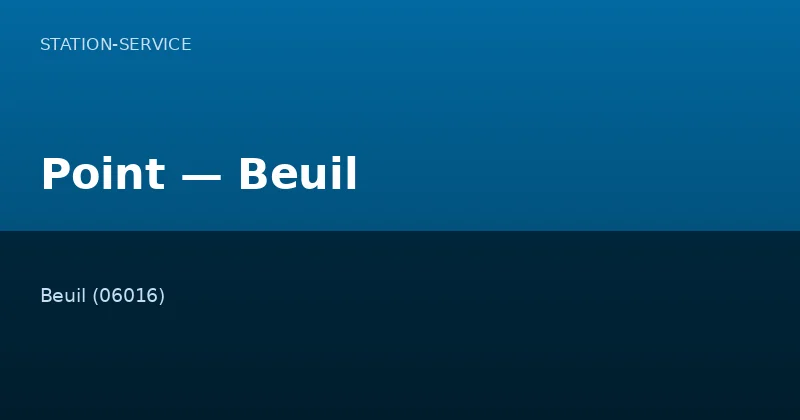 Point — Beuil