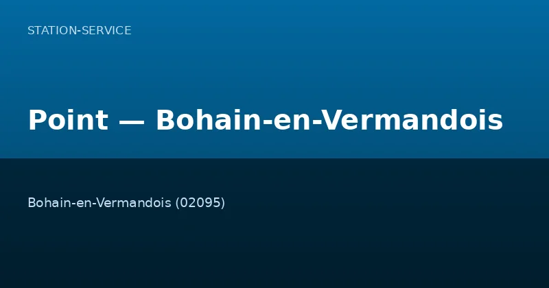 Point — Bohain-en-Vermandois