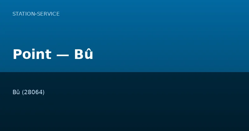 Point — Bû
