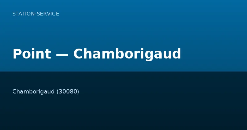 Point — Chamborigaud