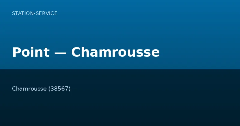 Point — Chamrousse