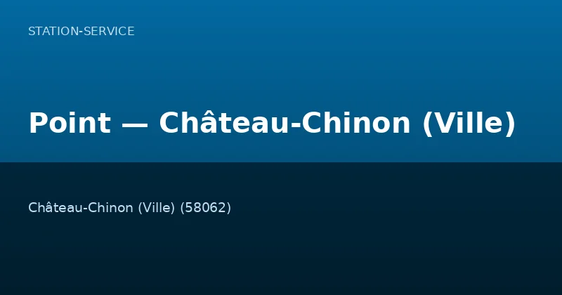 Point — Château-Chinon (Ville)