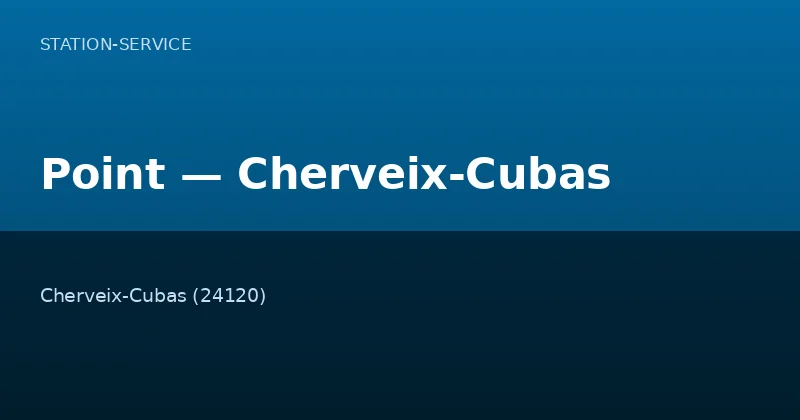 Point — Cherveix-Cubas