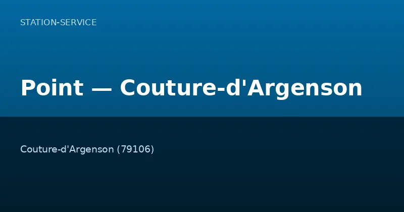 Point — Couture-d'Argenson