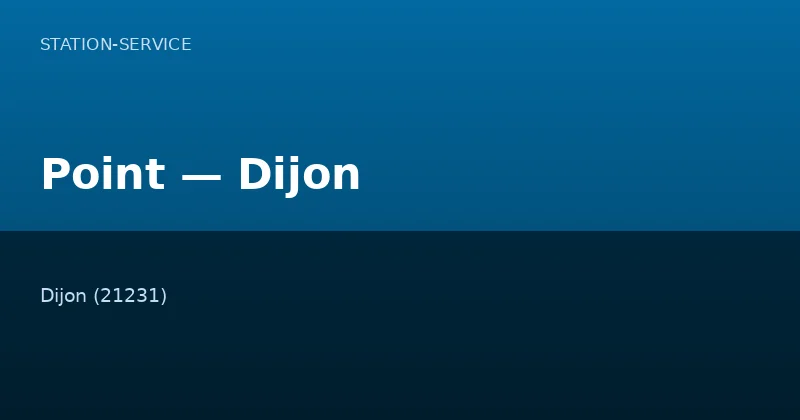 Point — Dijon