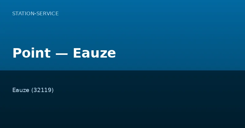 Point — Eauze