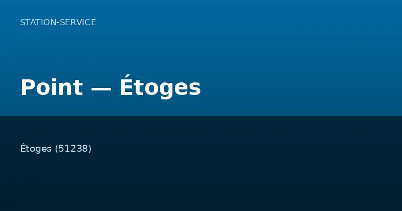 Point — Étoges