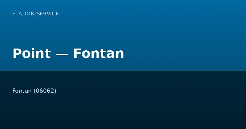 Point — Fontan
