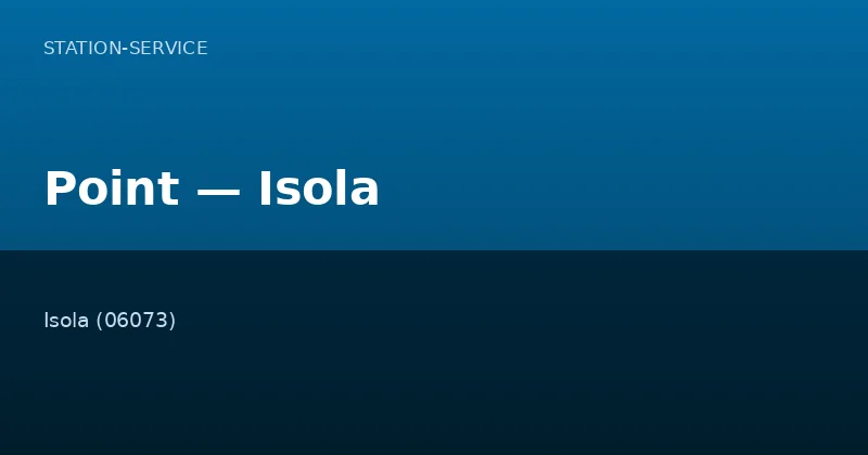 Point — Isola