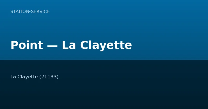 Point — La Clayette