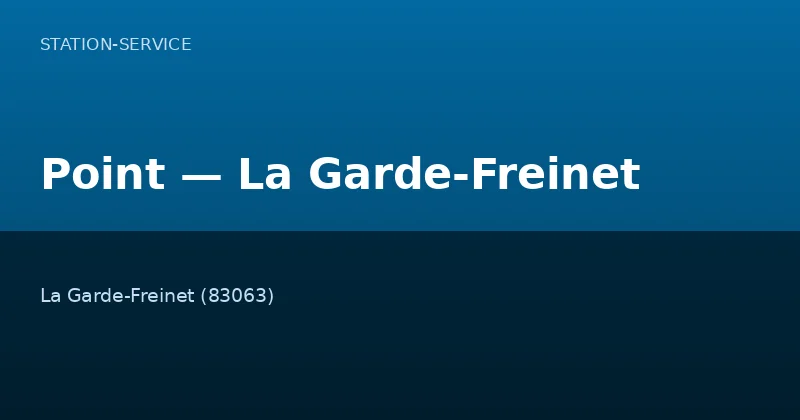 Point — La Garde-Freinet