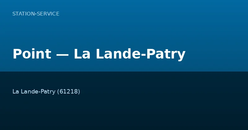 Point — La Lande-Patry