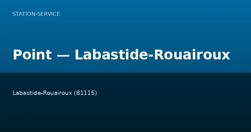 Point — Labastide-Rouairoux