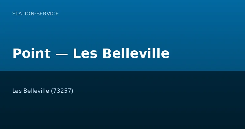 Point — Les Belleville