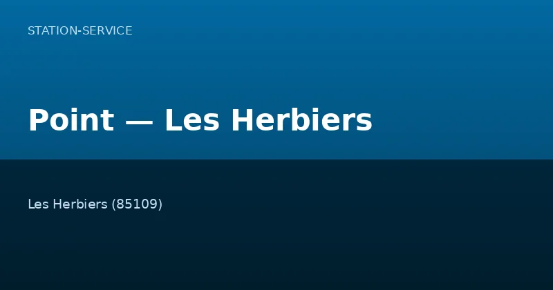 Point — Les Herbiers
