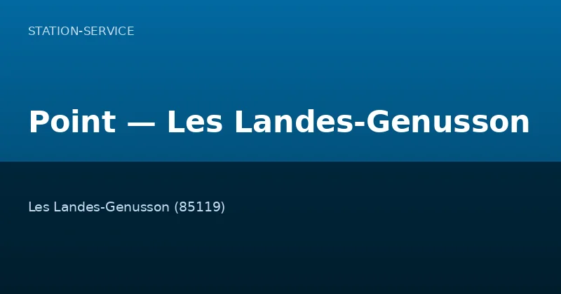 Point — Les Landes-Genusson