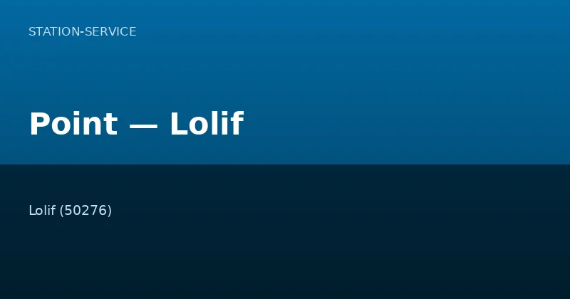 Point — Lolif