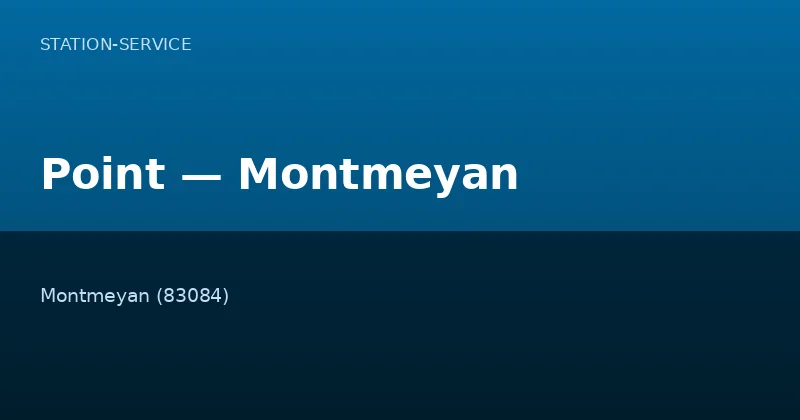 Point — Montmeyan