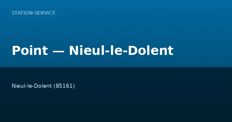 Point — Nieul-le-Dolent