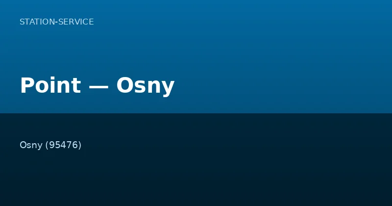 Point — Osny