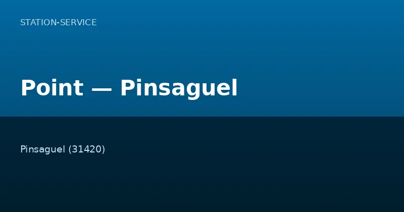 Point — Pinsaguel