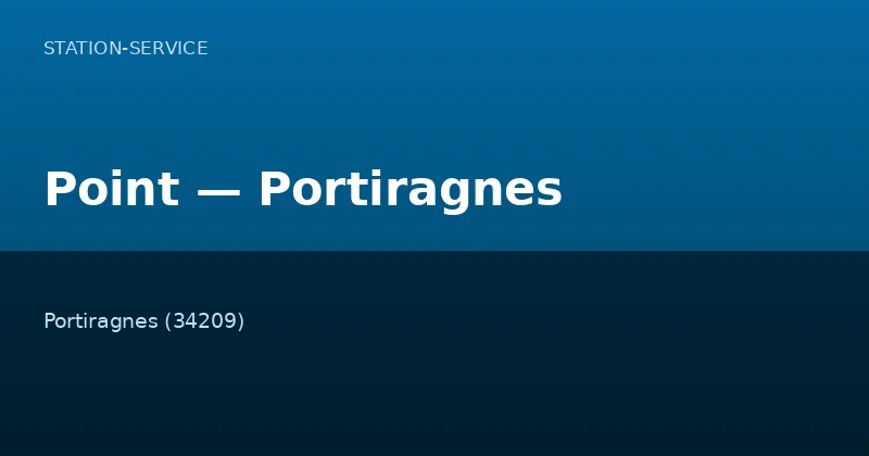 Point — Portiragnes