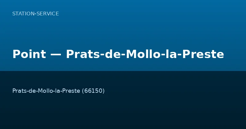 Point — Prats-de-Mollo-la-Preste