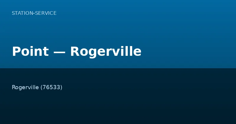 Point — Rogerville