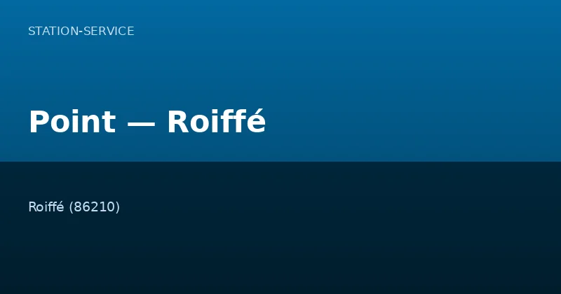 Point — Roiffé