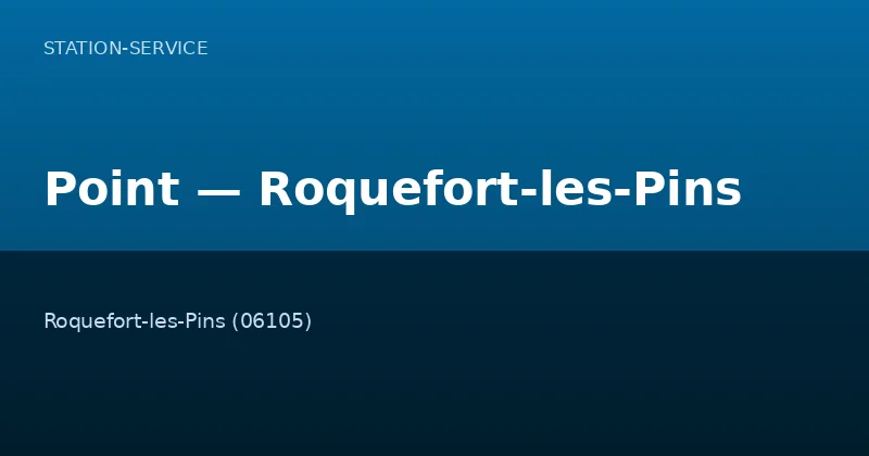 Point — Roquefort-les-Pins