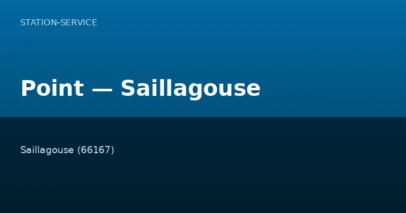 Point — Saillagouse