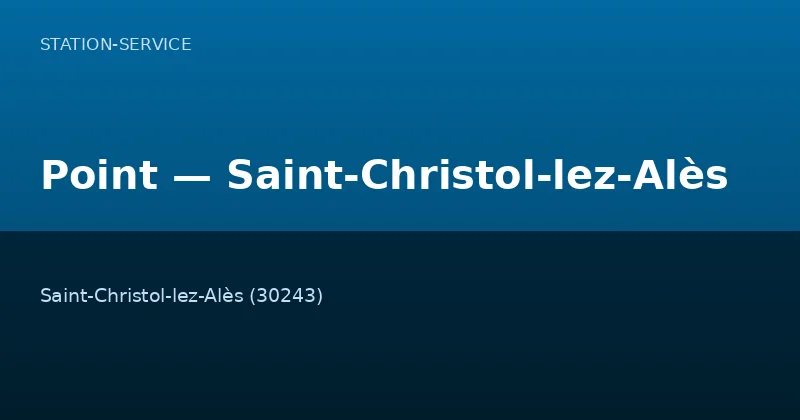 Point — Saint-Christol-lez-Alès