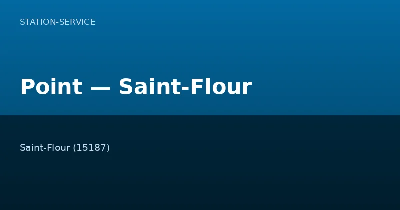 Point — Saint-Flour