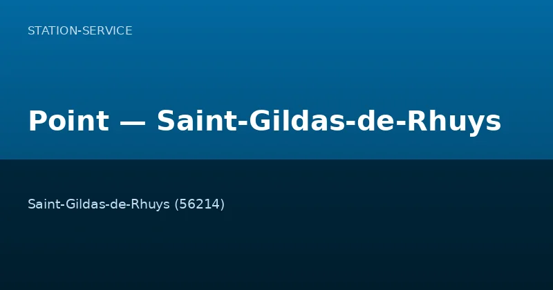 Point — Saint-Gildas-de-Rhuys