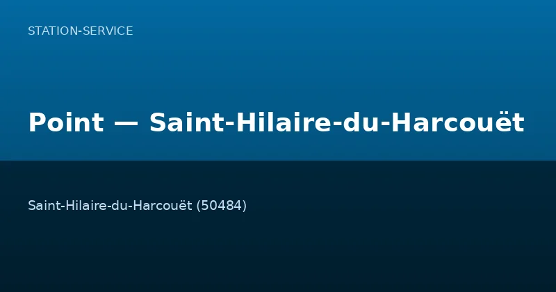 Point — Saint-Hilaire-du-Harcouët