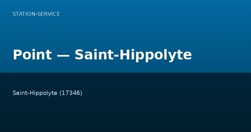 Point — Saint-Hippolyte