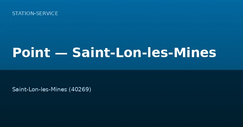 Point — Saint-Lon-les-Mines