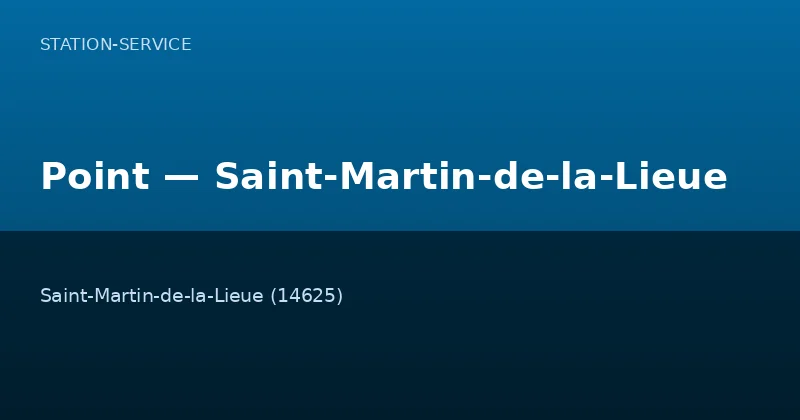 Point — Saint-Martin-de-la-Lieue