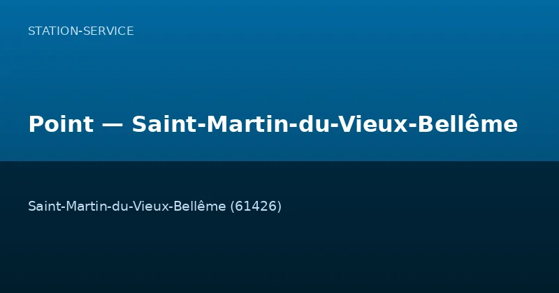 Point — Saint-Martin-du-Vieux-Bellême