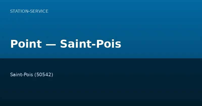 Point — Saint-Pois