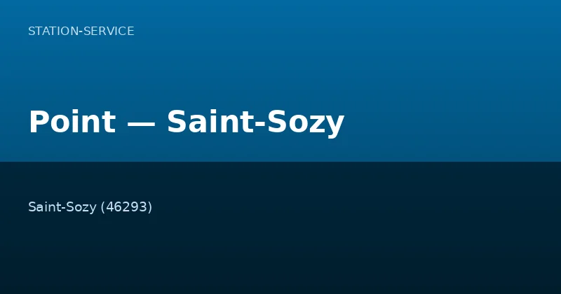 Point — Saint-Sozy
