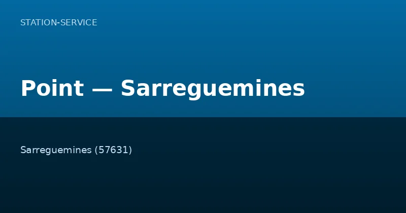 Point — Sarreguemines