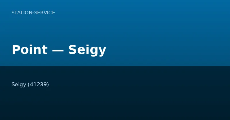 Point — Seigy