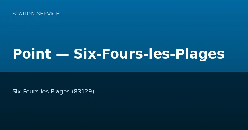 Point — Six-Fours-les-Plages